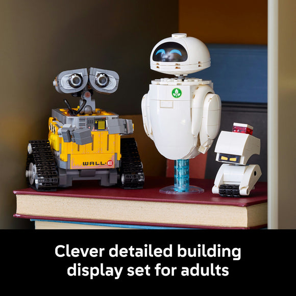 LEGO® ǀ Disney and Pixar WALL-E and EVE Animated Film Building Set 43279