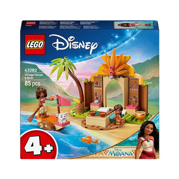 LEGO® ǀ Disney Moana Village House & Boat Building Toy 43282
