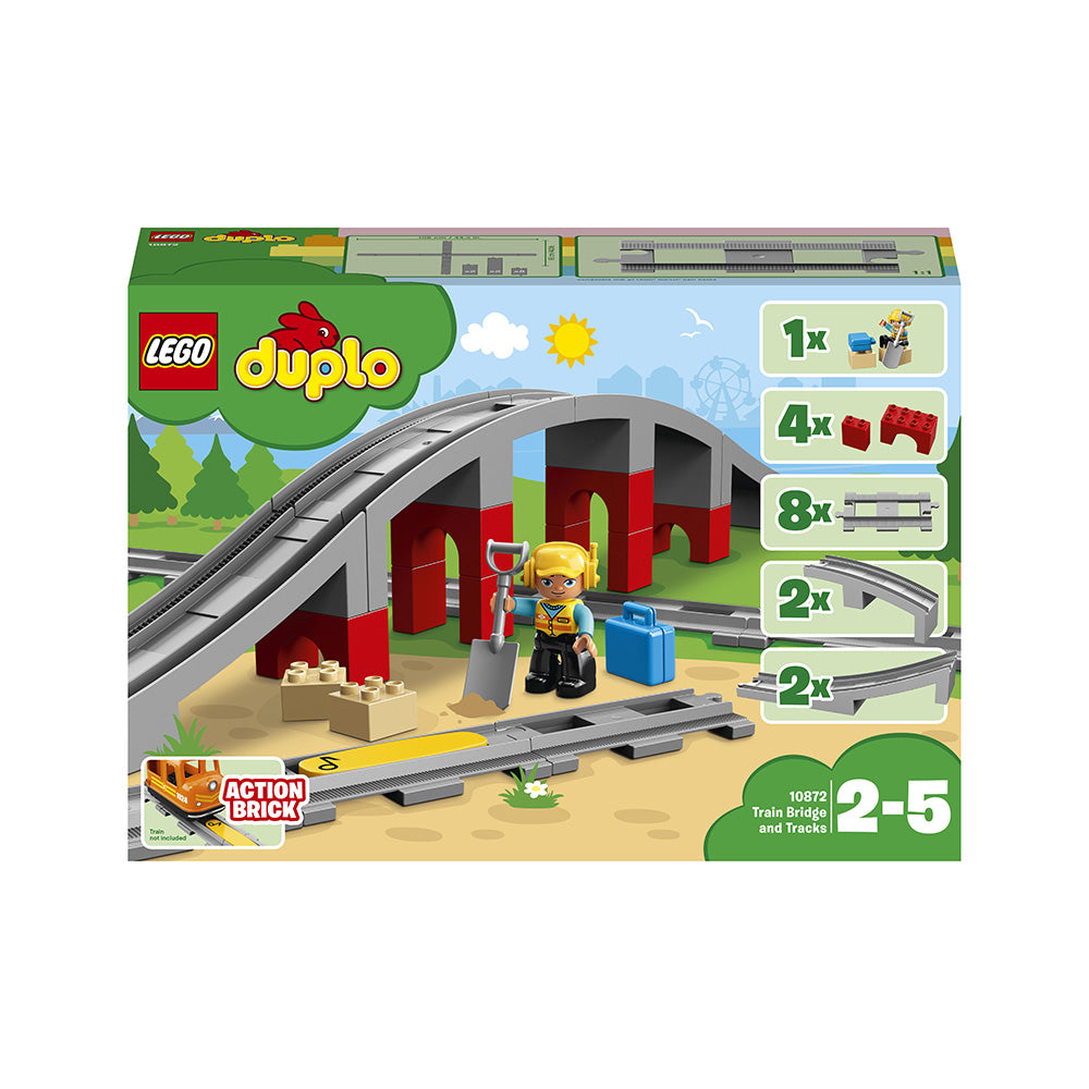 LEGO® DUPLO® Train Bridge and Tracks Construction Toy 10872 | Import A Toy