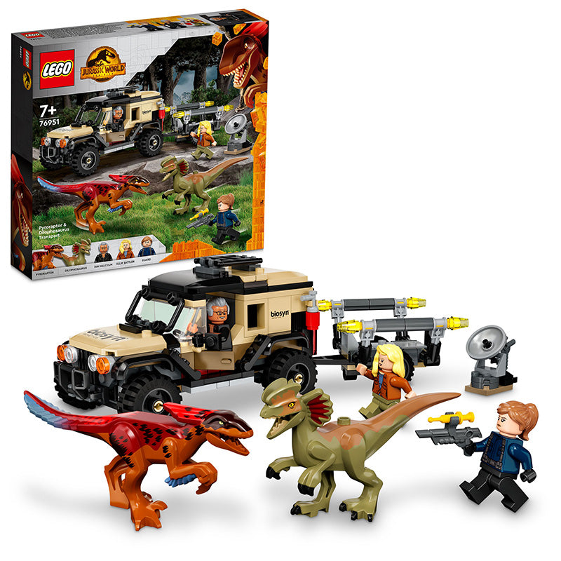 パリス LEGO® Jurassic World Pyroraptor & Dilophosaurus Transport 76951