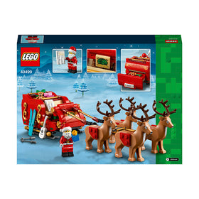 LEGO® Iconic Santa’s Sleigh Christmas Building Toy 40499 - 0