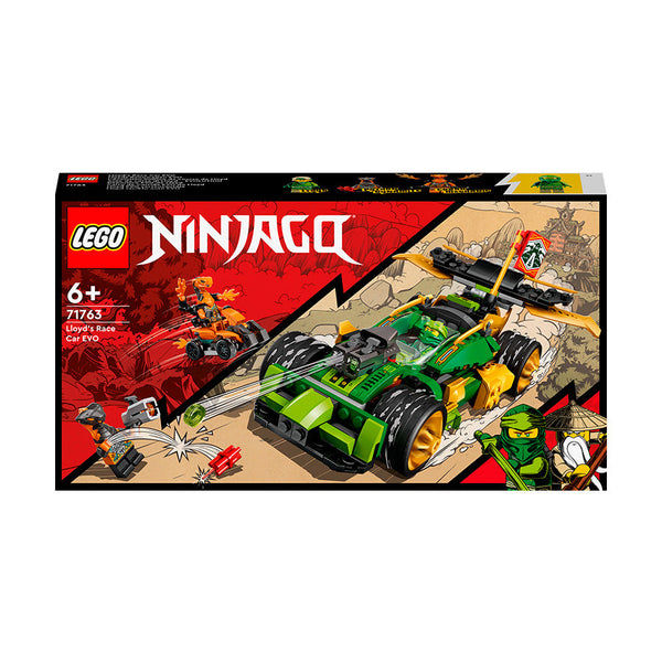 LEGO® NINJAGO® Lloyd’s Race Car EVO Building Kit 71763 - SLIGHTLY DAMAGED BOX