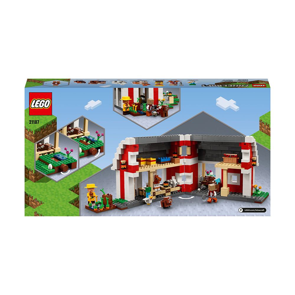 LEGO® Minecraft® The Red Barn Building Kit 21187 | Import A Toy