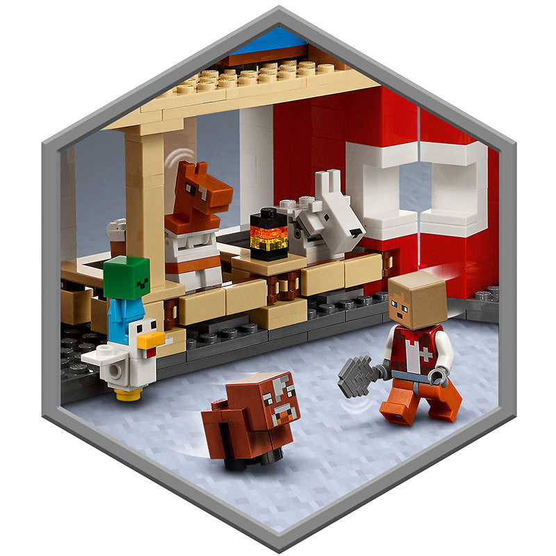 LEGO® Minecraft® The Red Barn Building Kit 21187 | Import A Toy
