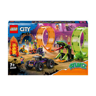 LEGO® City Double Loop Stunt Arena Building Kit 60339 - SLIGHTLY DAMAGED BOX