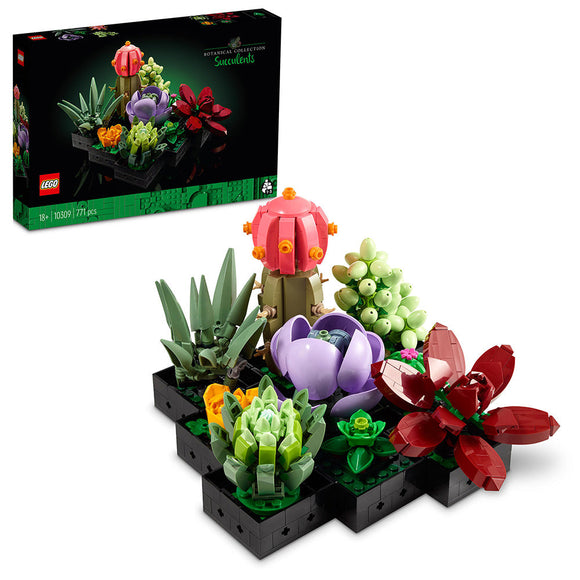 LEGO® ICONS Succulents Plant Decor Building Kit 10309 - SLIGHTLY DAMAGED BOX
