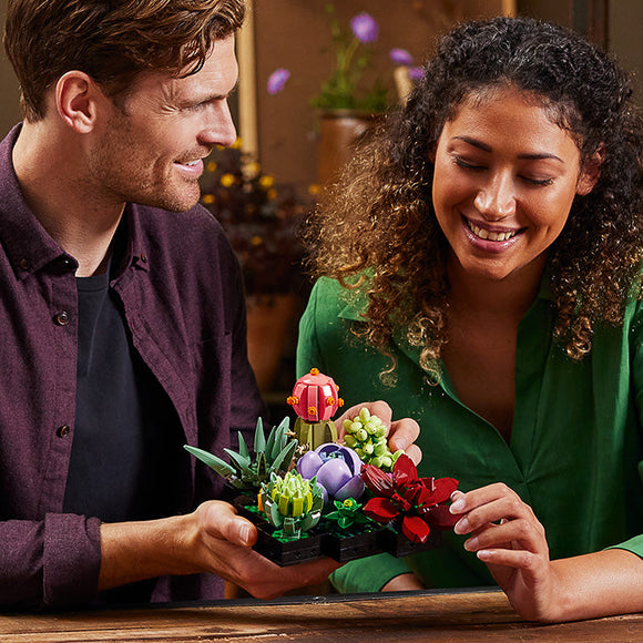 LEGO® ICONS Succulents Plant Decor Building Kit 10309 - SLIGHTLY DAMAGED BOX