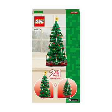 LEGO® Iconic Christmas Tree Toy, Festive Decor Set for Kids 40573 - 0