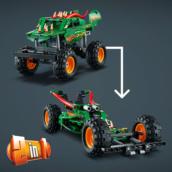 LEGO® Technic Monster Jam™ Dragon™ Building Toy Set 42149 - SLIGHTLY DAMAGED BOX