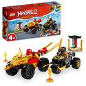 LEGO® NINJAGO® Kai and Ras’s Car and Bike Battle Building Toy Set 71789