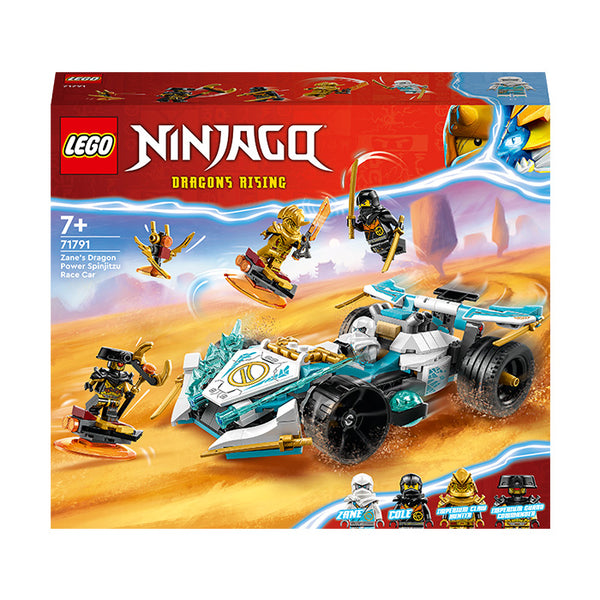 LEGO® NINJAGO® Zane's Dragon Power Spinjitzu Racing Car Building