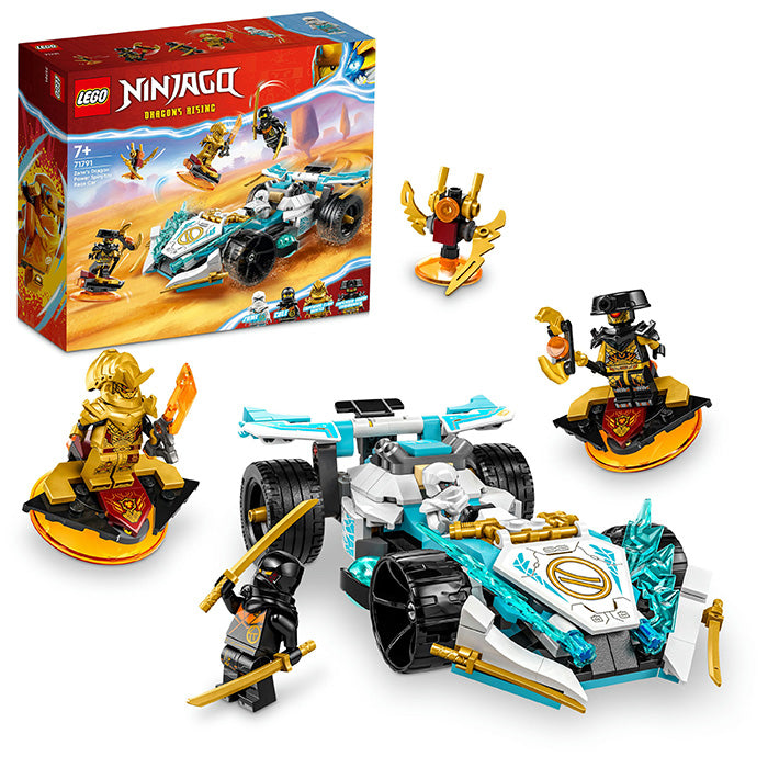 LEGO® NINJAGO® Zane's Dragon Power Spinjitzu Racing Car Building