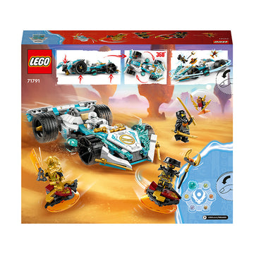 LEGO® NINJAGO® Zane’s Dragon Power Spinjitzu Racing Car Building Set 71791 - 0