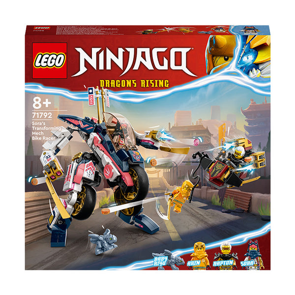 Scienz of Life & Sol Uprising CDセット LEGO® NINJAGO® Sora's Transforming Mech Bike Racer Building Kit