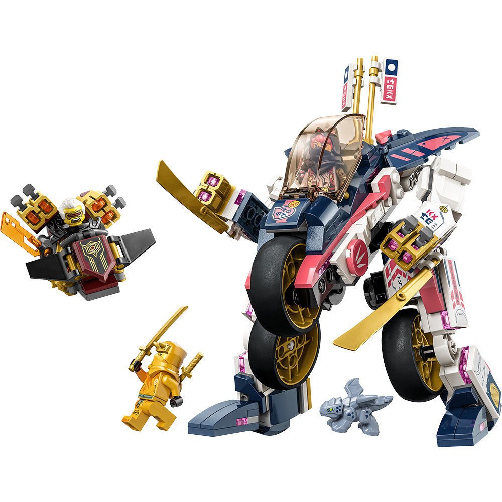 LEGO® NINJAGO® Sora's Transforming Mech Bike Racer Building Kit