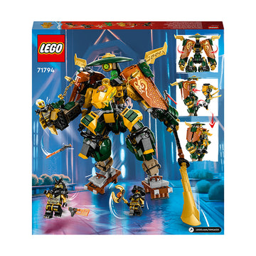 LEGO® NINJAGO® Lloyd and Arin’s Ninja Team Mechs Building Toy Set 71794 - SLIGHTLY DAMAGED BOX - 0