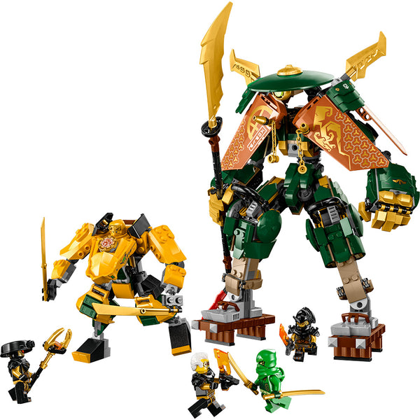 LEGO® NINJAGO® Lloyd and Arin’s Ninja Team Mechs Building Toy Set 71794