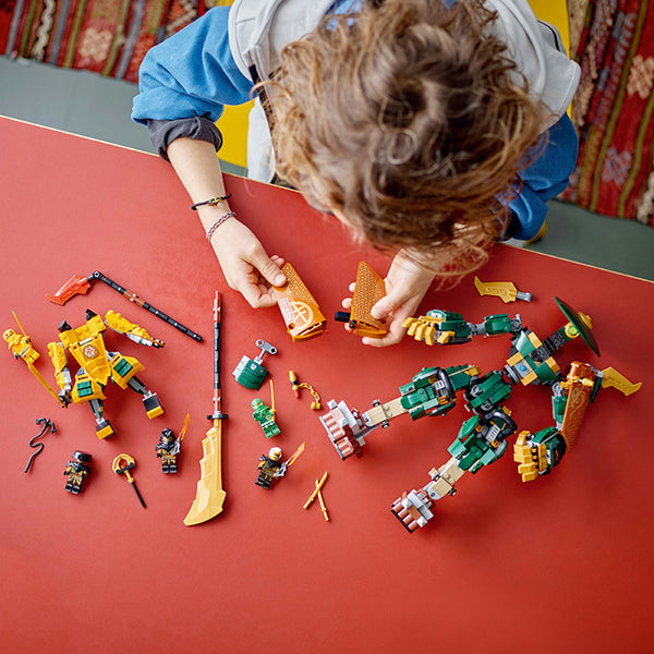 LEGO® NINJAGO® Lloyd and Arin’s Ninja Team Mechs Building Toy Set 71794