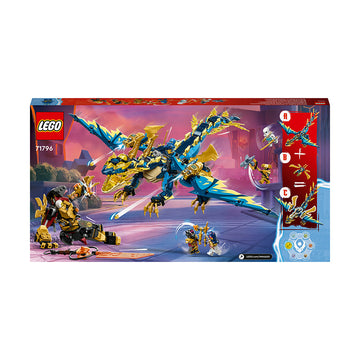 LEGO® NINJAGO® Elemental Dragon vs. The Empress Mech Building Toy Set 71796 - 0