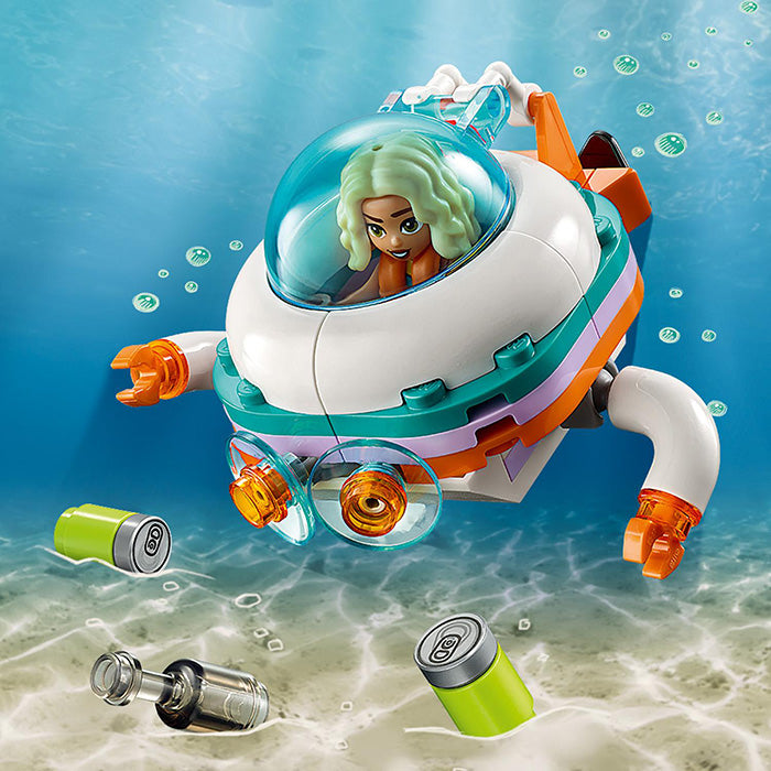 LEGO® Friends Sea Rescue Boat Building Toy Set 41734 - SLIGHTLY DAMAGED BOX