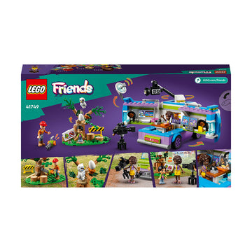 LEGO® Friends Newsroom Van Building Toy Set 41749 - 0