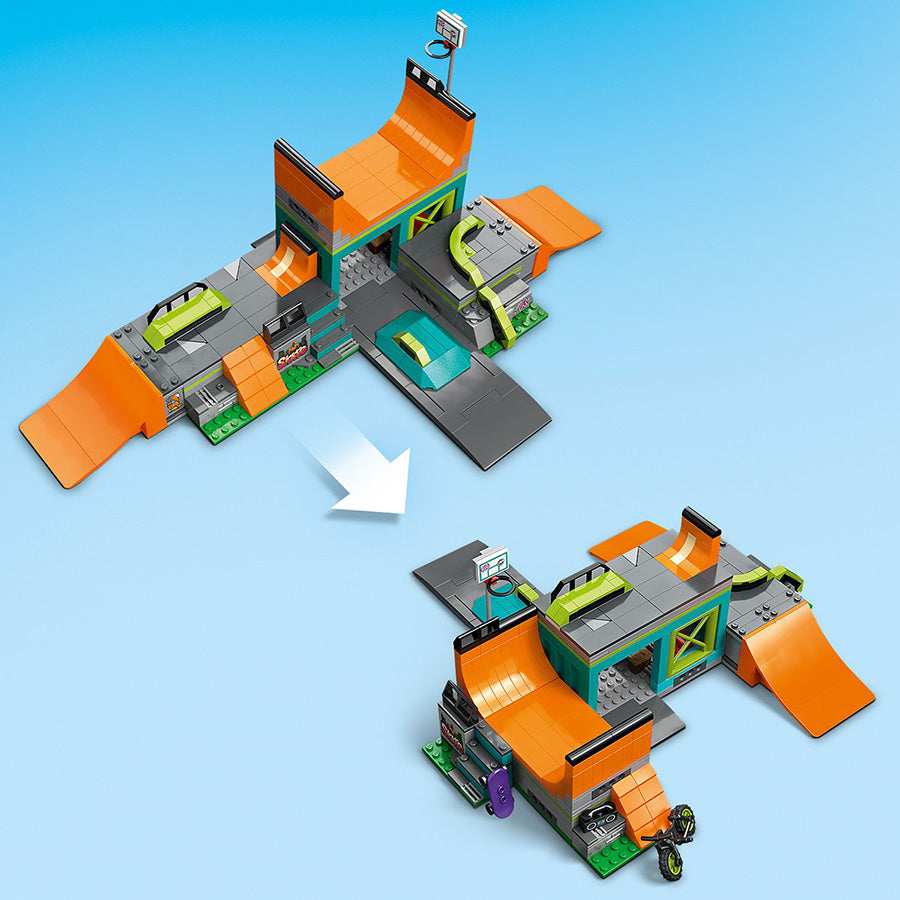 LEGO® City Street Skate Park Building Toy Set 60364 | Import A Toy