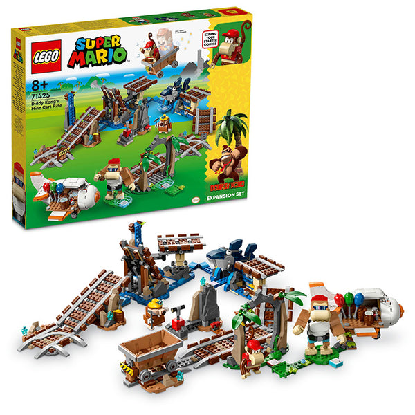 LEGO® Super Mario™ Diddy Kong's Mine Cart Ride Expansion Set 71425
