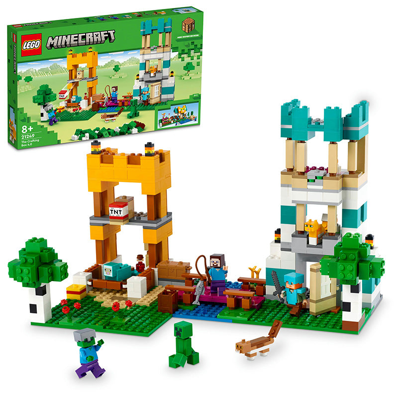 LEGO® Minecraft® The Crafting Box 4.0 Building Toy Set 21249 - DAMAGED BOX