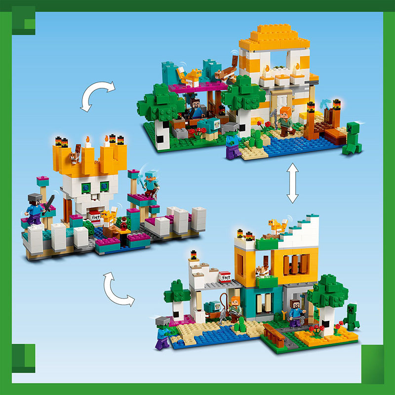 LEGO® Minecraft® The Crafting Box 4.0 Building Toy Set 21249 - DAMAGED BOX