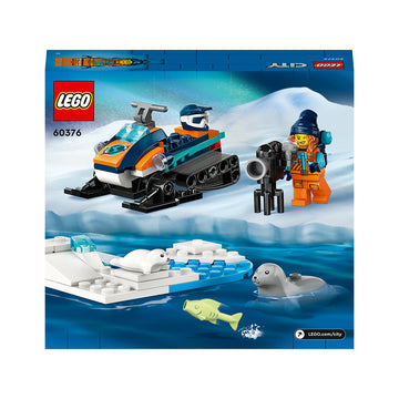 LEGO® City Arctic Explorer Snowmobile Building Toy Set 60376 - 0