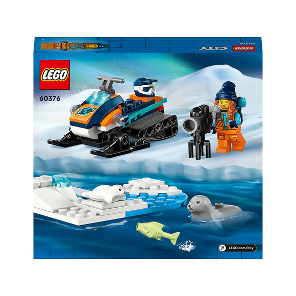 LEGO® City Arctic Explorer Snowmobile Building Toy Set 60376