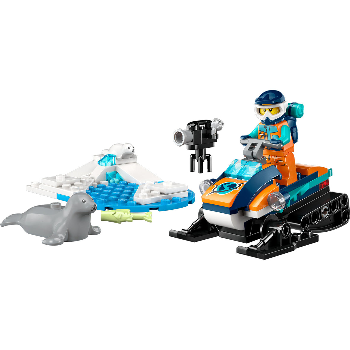 LEGO® City Arctic Explorer Snowmobile Building Toy Set 60376