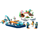 LEGO® City Explorer Diving Boat Building Toy Set 60377