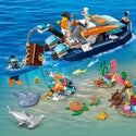 LEGO® City Explorer Diving Boat Building Toy Set 60377