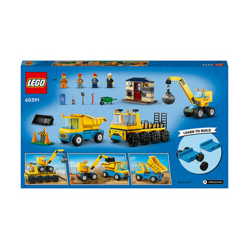 LEGO® City Construction Trucks and Wrecking Ball Crane 60391 - 0