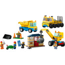 LEGO® City Construction Trucks and Wrecking Ball Crane 60391-3