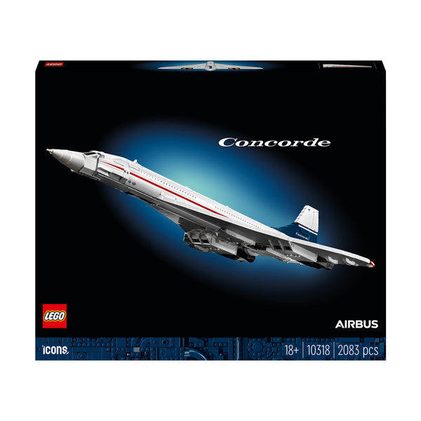LEGO® ICONS Concorde Model Plane Set for Adults 10318 | Import A Toy