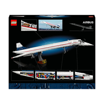 LEGO® ICONS Concorde Model Plane Set for Adults 10318 - 0