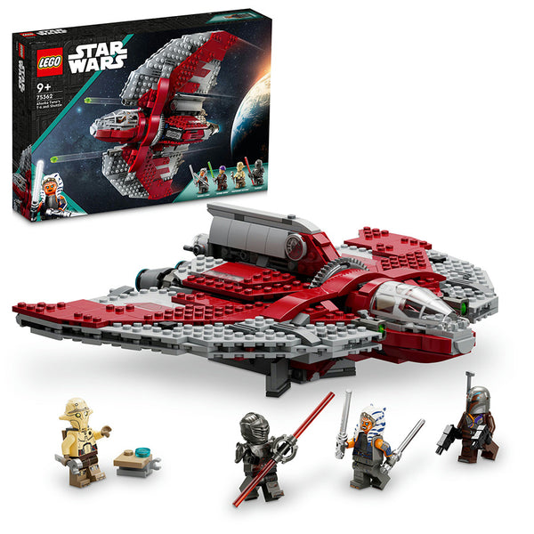 LEGO® Star Wars™ Ahsoka Tano’s T-6 Jedi Shuttle Building Toy Set 75362