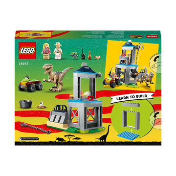 LEGO® Jurassic World Velociraptor Escape Building Toy Set 76957 - 0