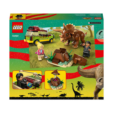 LEGO® Jurassic World Triceratops Research Building Set 76959 - 0
