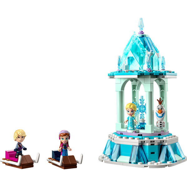 LEGO® ǀ Disney Anna and Elsa’s Magical Merry-Go-Round Building Toy Set 43218