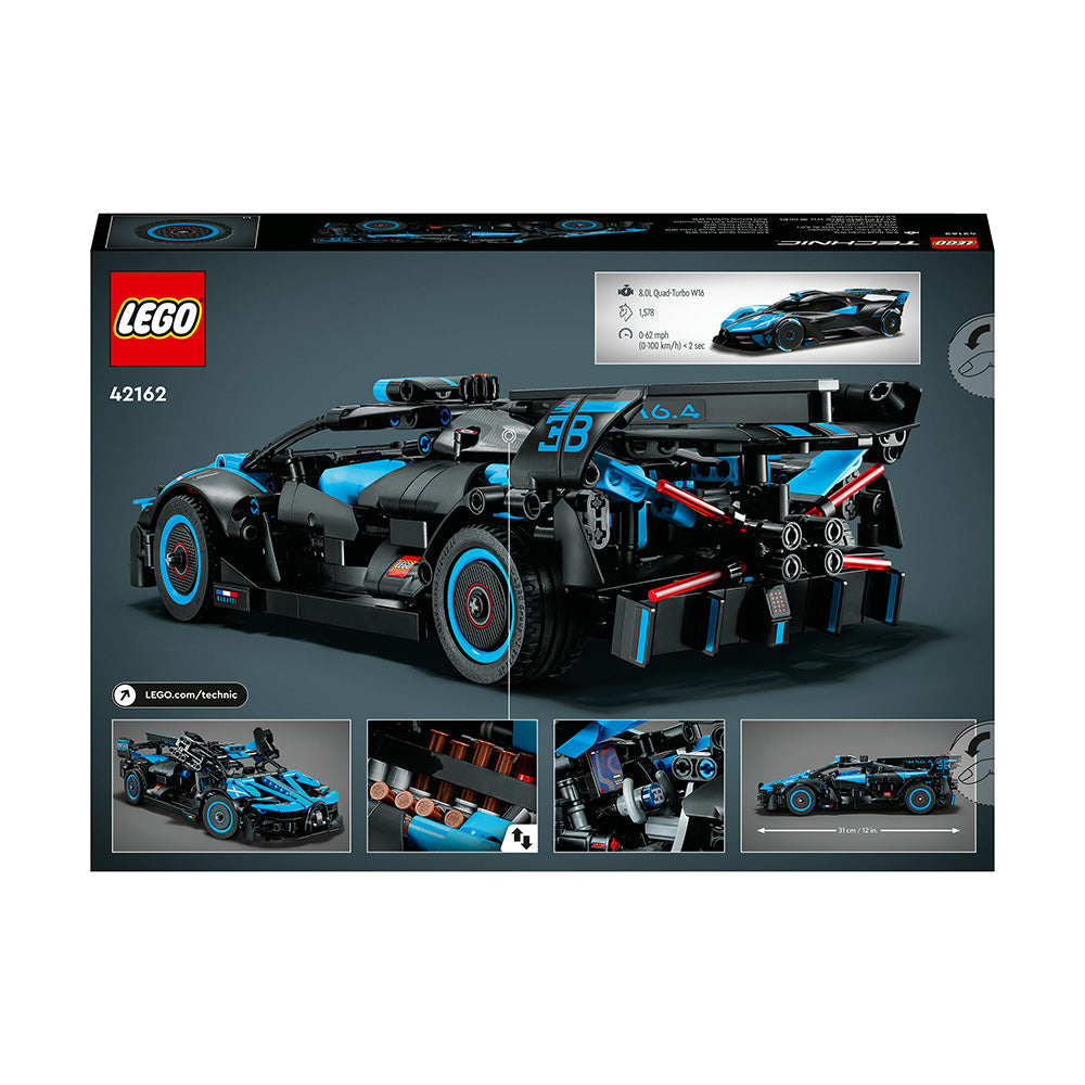 LEGO® Technic™ Bugatti Bolide Agile Blue Building Toy Set 42162