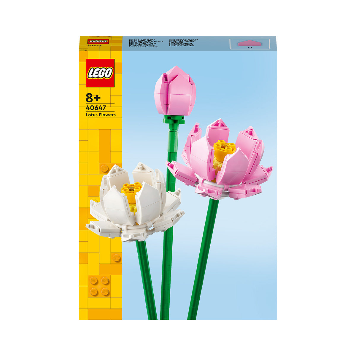 LEGO® Botanicals Lotus Flowers Desk Decoration Set 40647 | Import