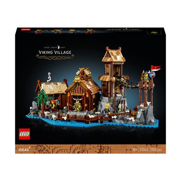LEGO® Ideas Viking Village Building Set for Adults 21343