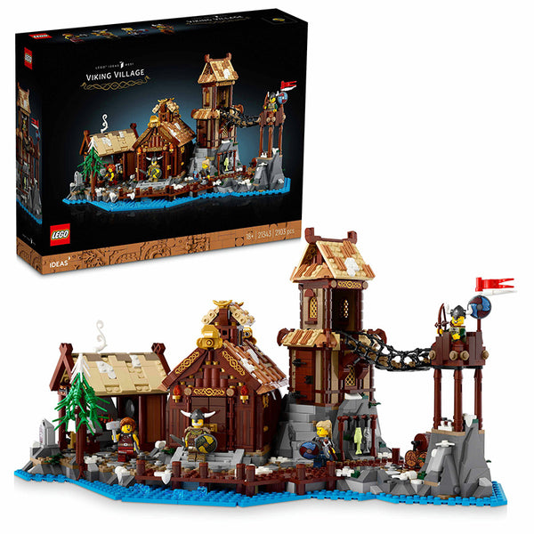 LEGO® Ideas Viking Village Building Set for Adults 21343