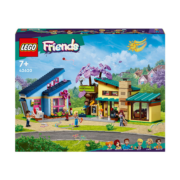 LEGO® Friends Olly and Paisley's Family Houses 42620