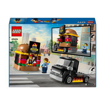 LEGO® City Burger Van, Food Truck Toy Playset 60404 - 0