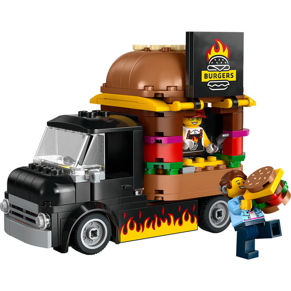 LEGO® City Burger Van, Food Truck Toy Playset 60404