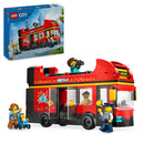 LEGO® City Red Double-Decker Sightseeing Bus Toy Set 60407-5